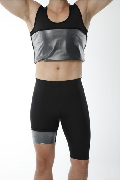 Unisex Orijinal Sauna %100 Terleten Erkek Şortlu Atletli Takım