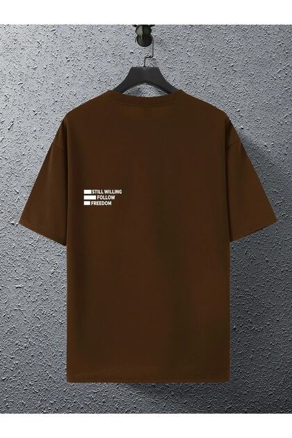 Still Willing Printed Oversize Men's T-shirt Casual Boyfirend