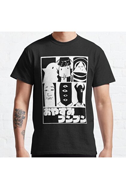 ZOKAWEAR Bol Kalıp Oyasumi Punpun God Tasarım Baskılı T-shirt