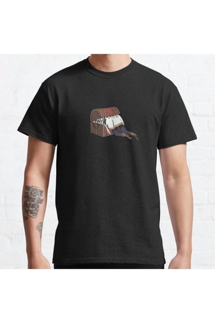 Loose Fit Unisex Frieren: Beyond Journey's End Frieren In Mimic Design Printed T-shirt