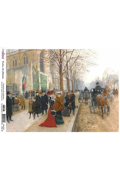 El 38 Avrupada Yaşam Koleksiyonu Pirinç Dekopaj 30x42