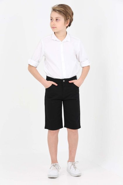CHILDREN'S WOVEN CLASSIC FIVE POCKET SHORTS