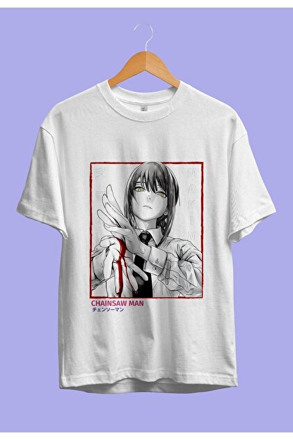 ZOKAWEAR Unisex Loose Fit Chainsaw Man Makima Custom Design Anime