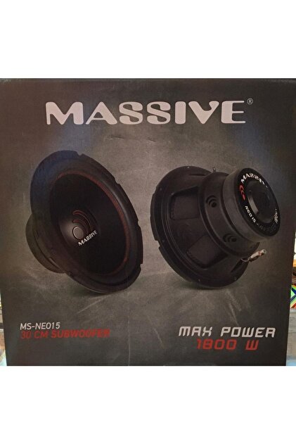 Massive Ms-neo15.D4 38 Cm Subwoofer Bas 1800 Watt Maximum Power