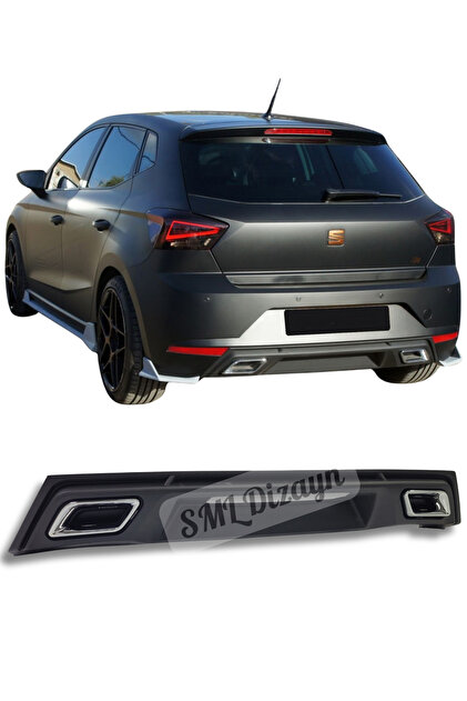 SML Dizayn Seat ibiza mk5 2017-2021 Egzoz Görünüm Difüzör-Difizör