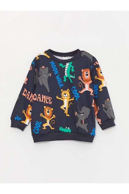 Crew Neck Printed Baby Boy Sweatshirt (W3)
