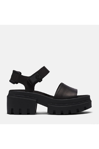 Women's Everleigh Double Strap Black Sandals