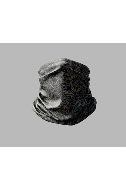 Ebru Sanatı Tasarımlı Motorcu Buff Maske Outdoor Boyunluk Unisex Bandana