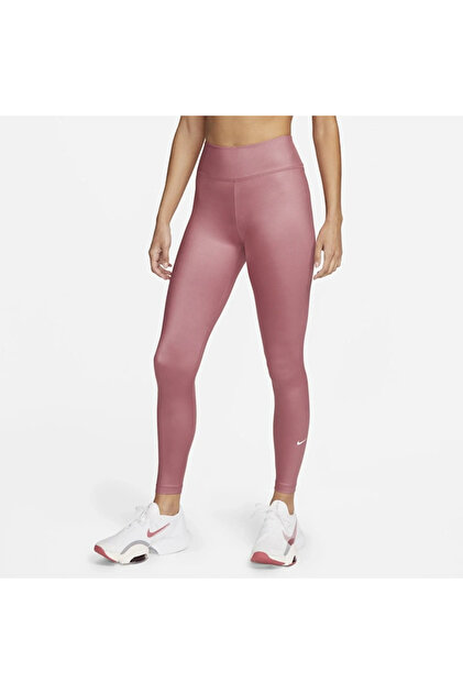 One Normal Waisted Training Pink Women's Sports Leggings Dd5439