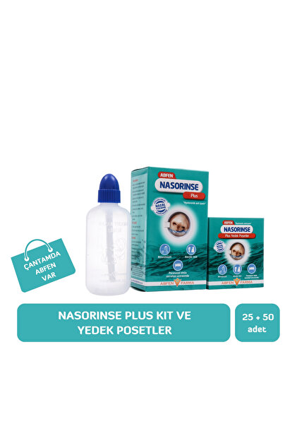 Nasorinse Plus Burun Yıkama Kiti Ve Yedek Poşetleri 25 50 Adet
