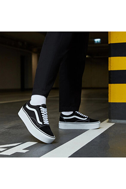 Vans Ua Old Skool Stackform Kadın Günlük Ayakkabı VN0A7Q5M6BT1 Siyah