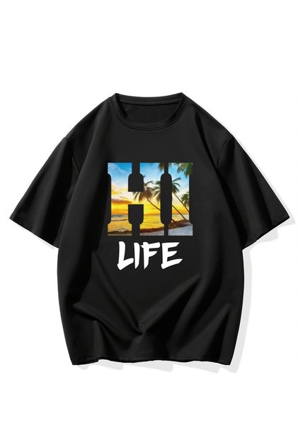 HI Life Unisex Text T-Shirt