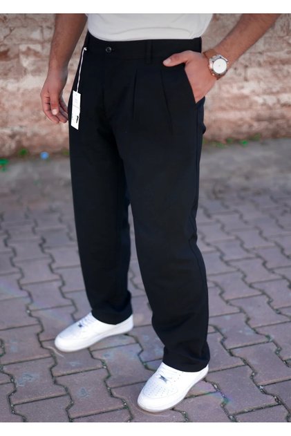 Pleated Classic Baggy Trousers