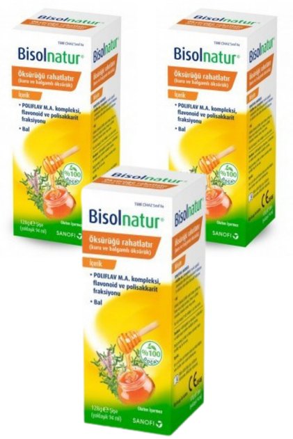 BİSOLNATUR ŞURUBU 128 GR X3