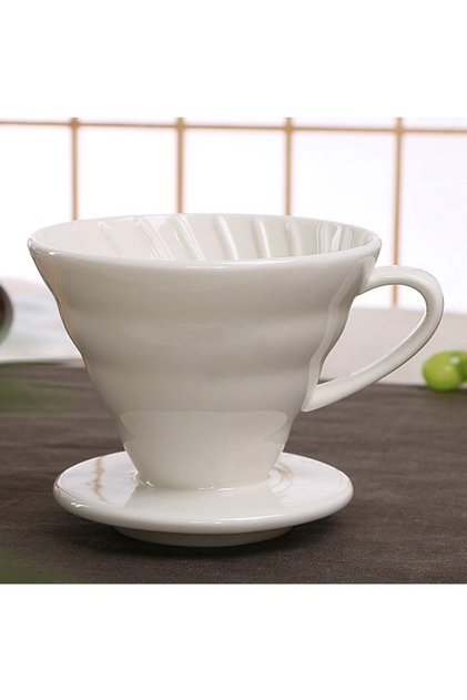 V60 02 Seramik Kahve Demleme Ekipmanı (KIRMIZI)