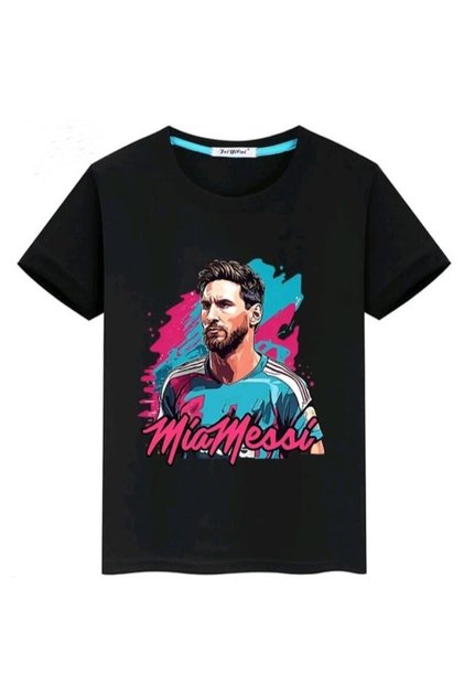 Style-X LIONEL MESSI PRINTED CYCLING NECK KIDS AND YOUTH TSHIRT