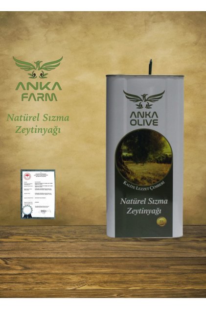 Anka Olive Naturel Sızma Zeytinyağı 5 Lt