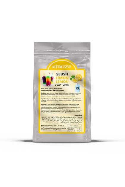 Ice Slush Karlı Buzlu Karlama Tozu | Limon 1.250 gr - 10 L