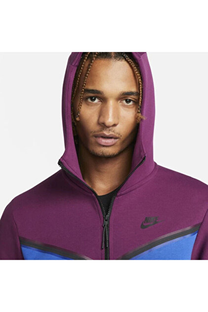 メルカ Nike Sportswear Tech Fleece Full Zip Hoodie Sangria - Fiyatı