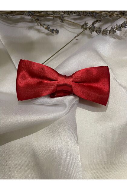23 April Special Red Bow Tie - Unisex Children's Adjustable Bow Tie - 19 May, 30 August