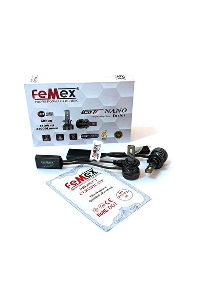 FEMEX Gt Nano Pro Csp Lextar H7 Led Xenon Led Headlight - Fiyatı