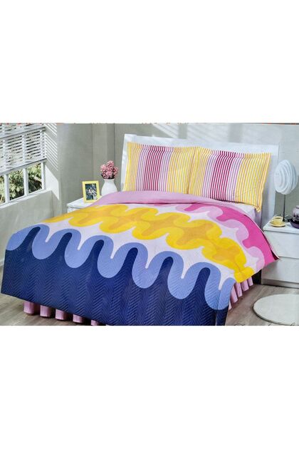 QUILTED SINGLE PERSON Duvet Cover Set
