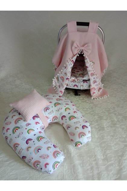 Double Sided Stroller Cover Stroller Cushion Stroller Sheet Breastfeeding Pillow