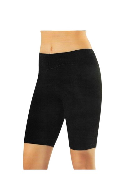 COTTON KNEE TOP SHORT LEGGINGS 73020