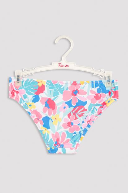 Penti Kız Çocuk Floral Straplez Bikini Takımı - 4