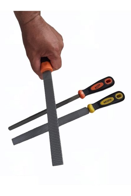 Hşap Törpü Metal Eğe Seti 32cm Büyük Boy 3 Gen Balık Sırtı Düz Törpü 3lü Takım Törpüleme Eğeleme