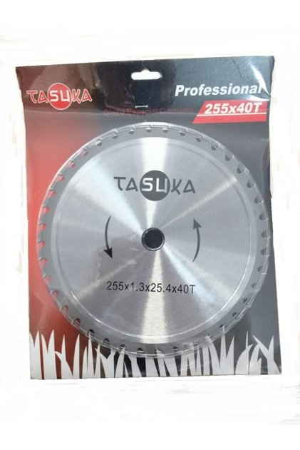 Tasuka Elmas Daire Testere Bıçak 40 Diş Tırpan Bıçağı 255x1.3x25.4x40t