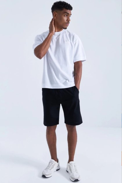Unisex Oversize Loose Fit T-shirt Shorts Bottom Top Double Set DAXİS Sportwear Company