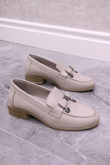 Mammamia - 3800 Vizon Hakiki Deri Kadın Loafer Ayakkabı - Fiyatı