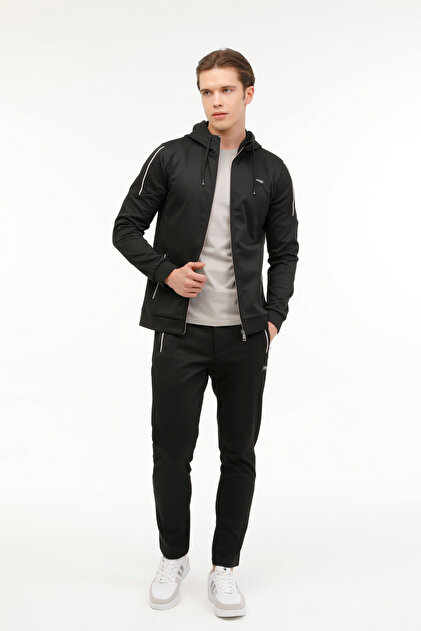 Lumberjack Ml Harvey 18Itl1050 4Fx Men's Black Tracksuit Top- Trendyol