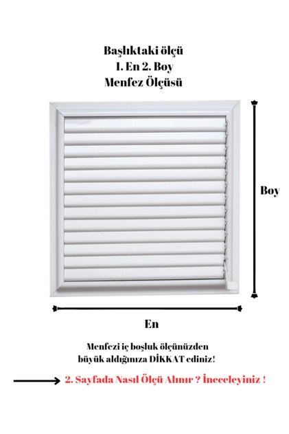 40 X 45 Cm White Aluminum Vent Bathroom WC Ventilation Shutter