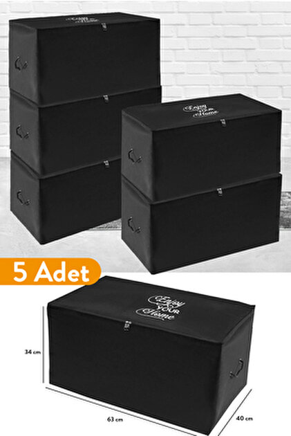 Serstil 4 Adet - Orta Boy Siyah Hurç 63 X 40 X 34 Cm - Fiyatı