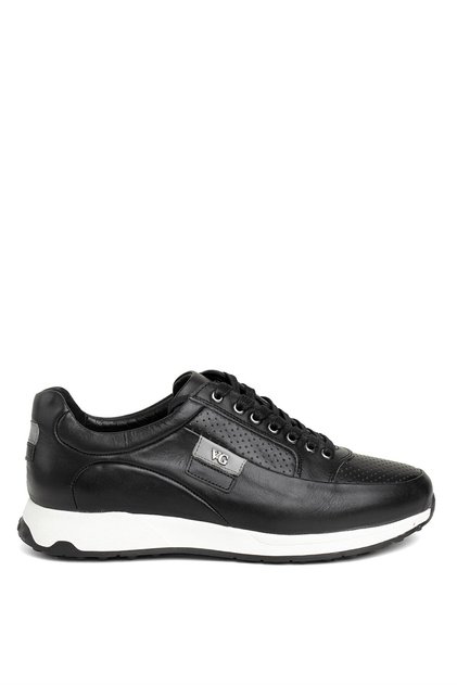 2485C Men's Genuine Leather Casual Shoes Black