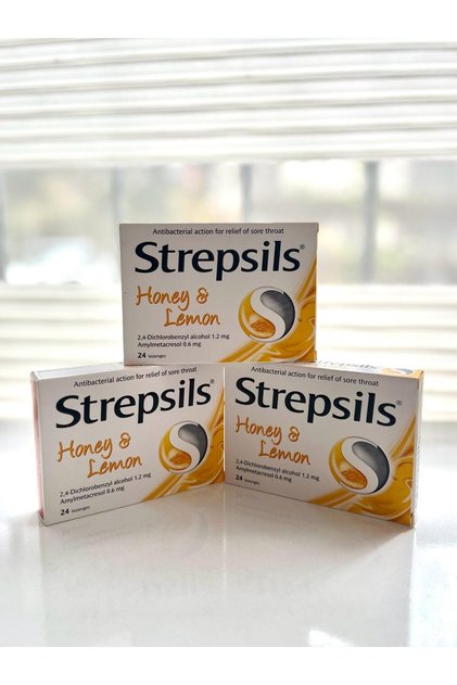 Strepsils Bal ve Limon Aromalı 24 Pastil 3’LÜ SET