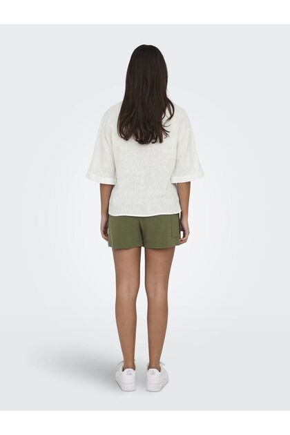 Only Camicia in Lino ONLTOKYO Relaxed Fit Donna