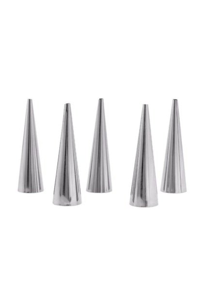 Horn Mold Torpil Funnel Dessert Mold 6 Pieces 12cm