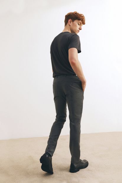 W Collection Gri Flannel Pantolon - 3