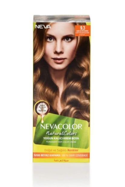 Neva Color Natural 9.3 Açık Altın Sarısı Saç Boyası - 1