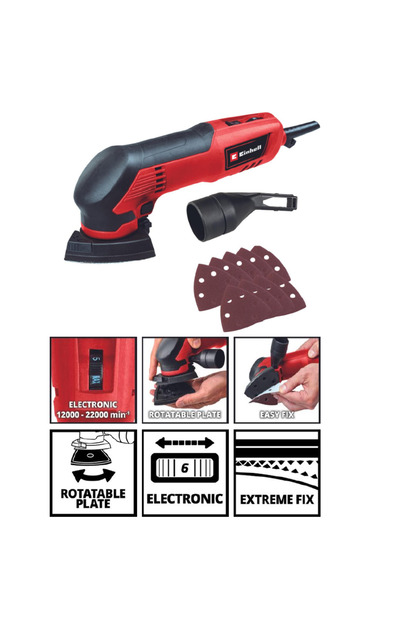 Einhell TC-DS 20 E, Üçgen Zımpara - 4464255 - Fiyatı, Yorumları