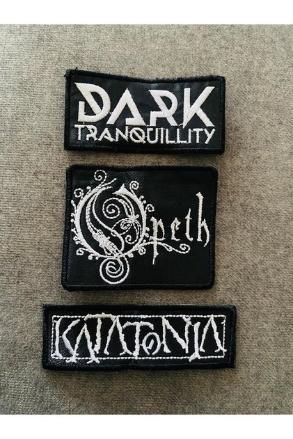 Katatonia Opeth Dark Tranquility Gothic Progressive Metal Patch Veil Patch Set