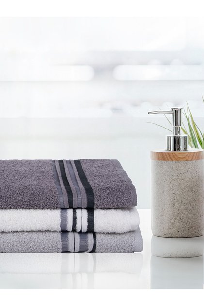 Dora Premium 3-Piece 50X90 Hand & Face Towel Set