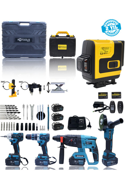 RETOOLS 4'LÜ SET VE LAZER HİZALAMA SÜPER SET - Fiyatı, Yorumları