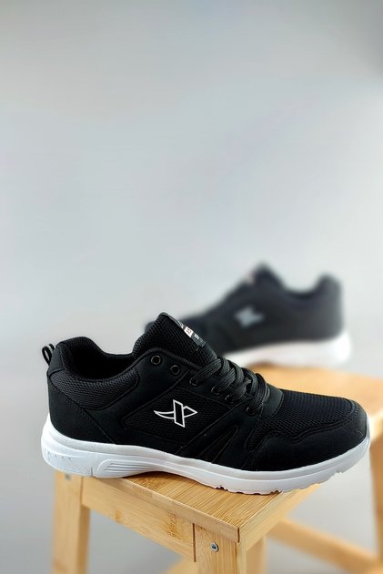 Black-white Orthopedic Poly Sole Sports Shoes Unisex
