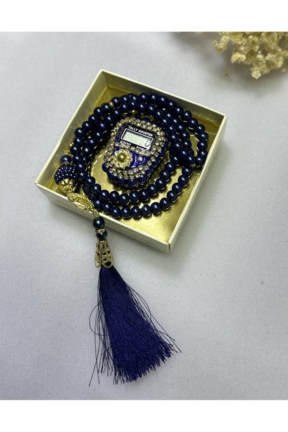 Stone Zikirmatik Pearl Prayer Beads Set