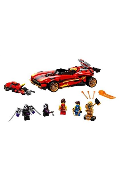 LEGO Nınjago Legacy X-1 Ninja Turbo Otomobili 71737 Motosiklet Ve