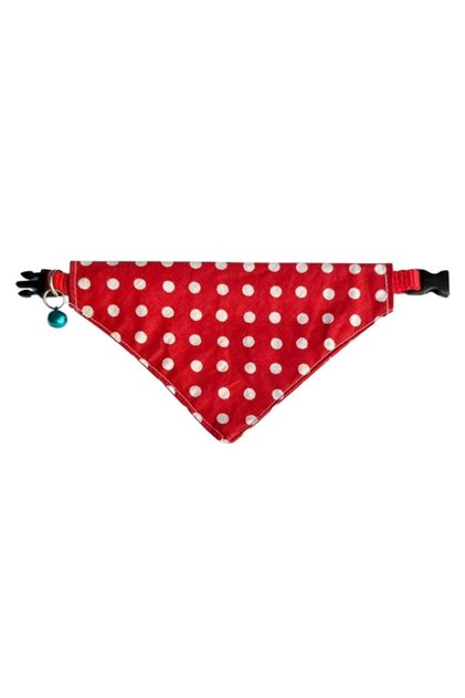 Desenli Fular Bandana Kedi Tasması